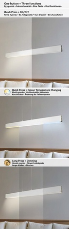 Tithania, visilica, LED / 24W 68