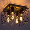 Borooo, mat crna metalna plafonska lampa, E27 4x25W IP20 110