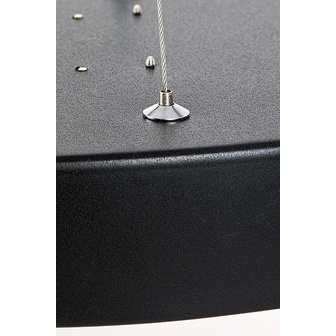 Tesia Plafonjera: Minimalistički Dizajn u Crnoj Boji za Vašu Sofisticiranu Prostoriju