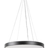 Tesia plafonjera crna 36W 2160lm, 3000K, D40cm IP20 121