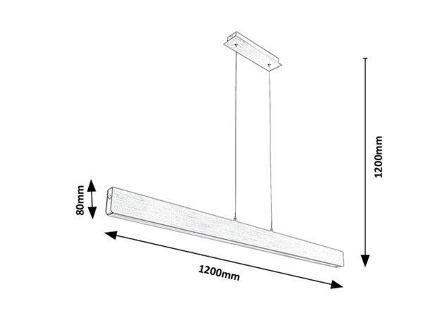 Tithania, visilica, LED / 24W 69