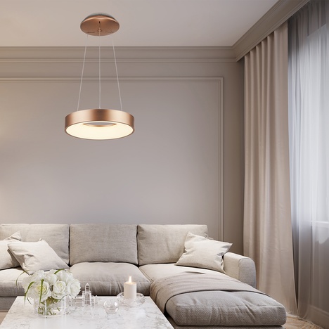 Carmella visilica, LED 50W, gold/bela 79