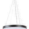 Tesia plafonjera crna 36W 2160lm, 3000K, D40cm IP20 120