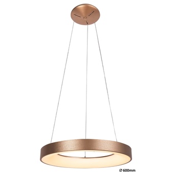 RABALUX Carmella visilica, LED 50W, gold/bela