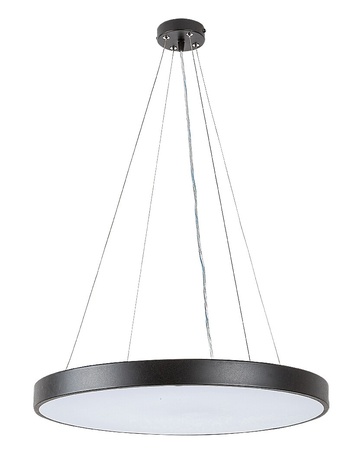 Tesia plafonjera crna 36W 2160lm, 3000K, D40cm IP20 120
