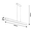 Tithania, visilica, LED / 24W 69