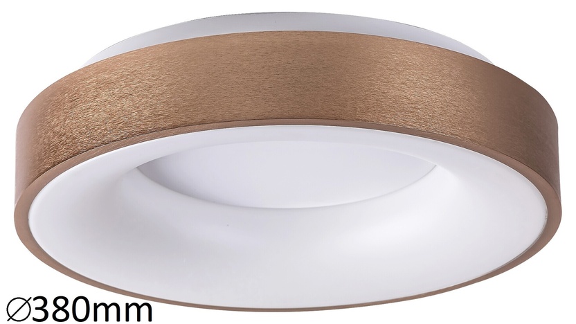 Carmella,plafonjera, LED 30W, gold/bela 82